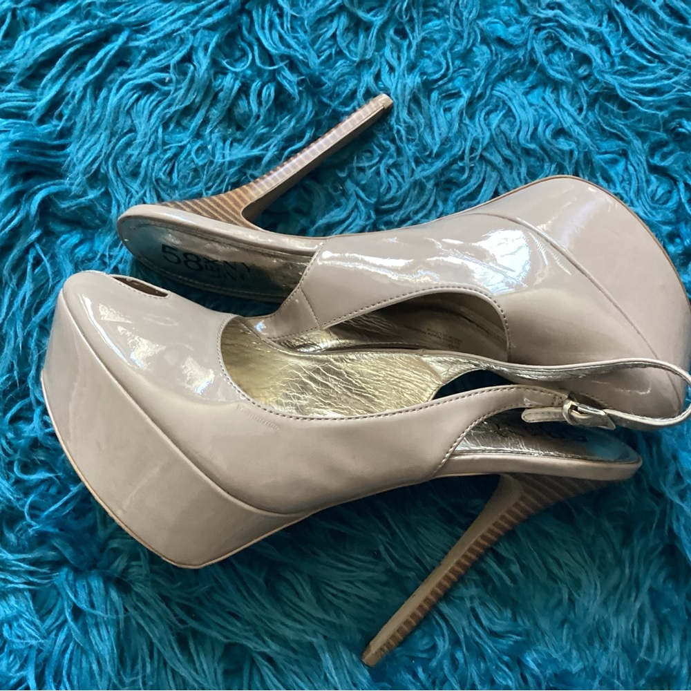 Chic Beige Platform Heels